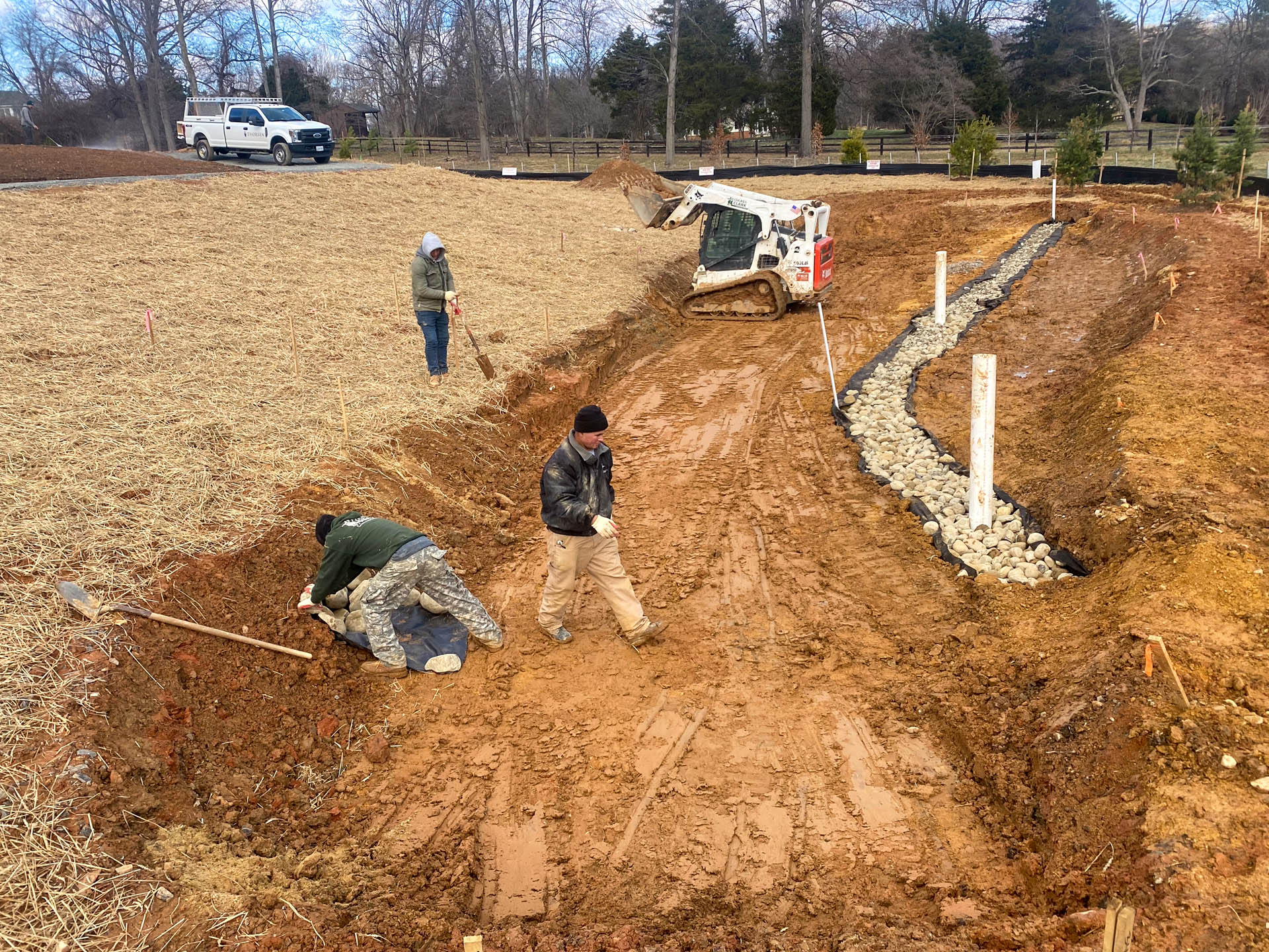 irrigation system installation