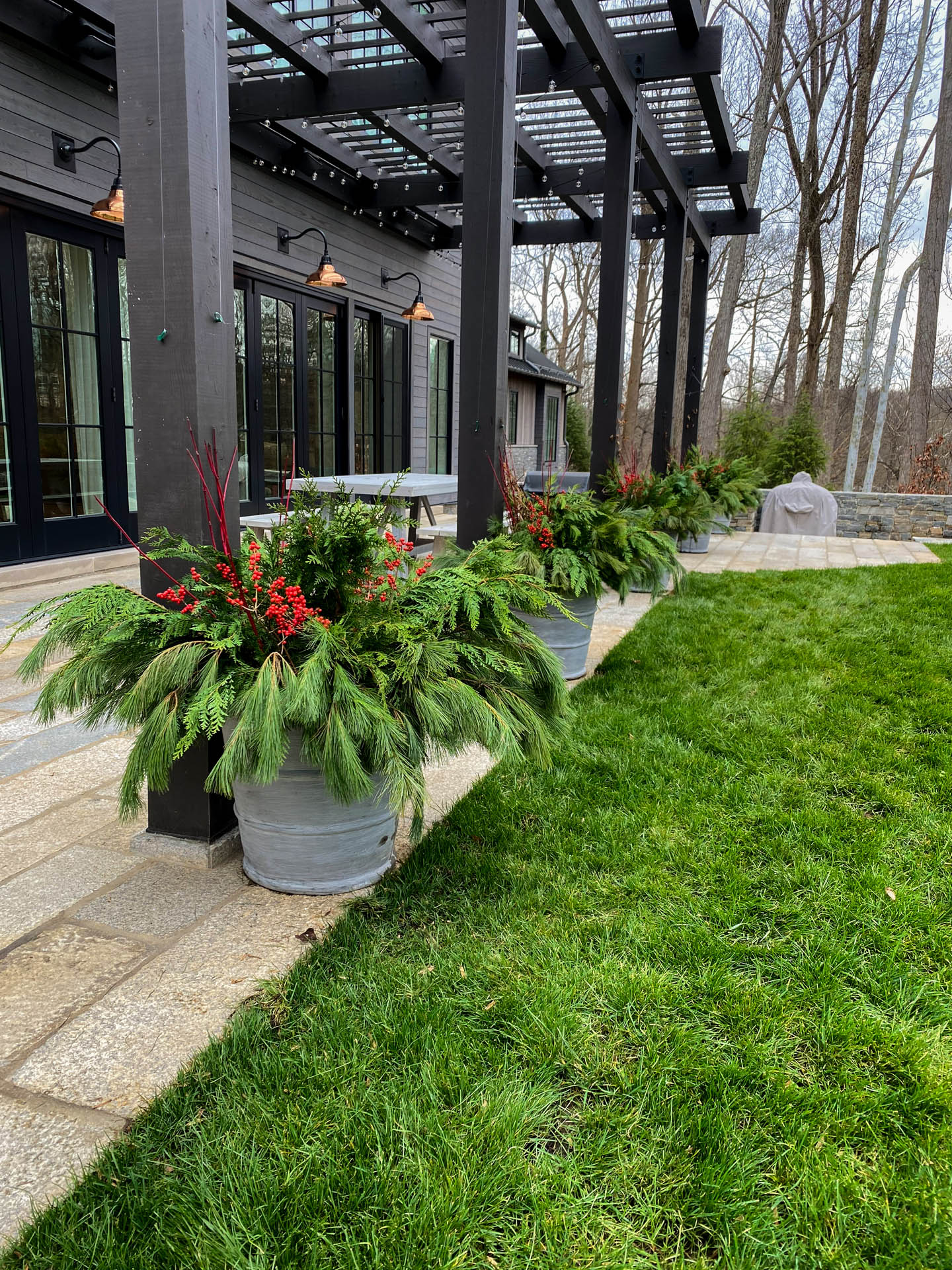 Holiday decor installation