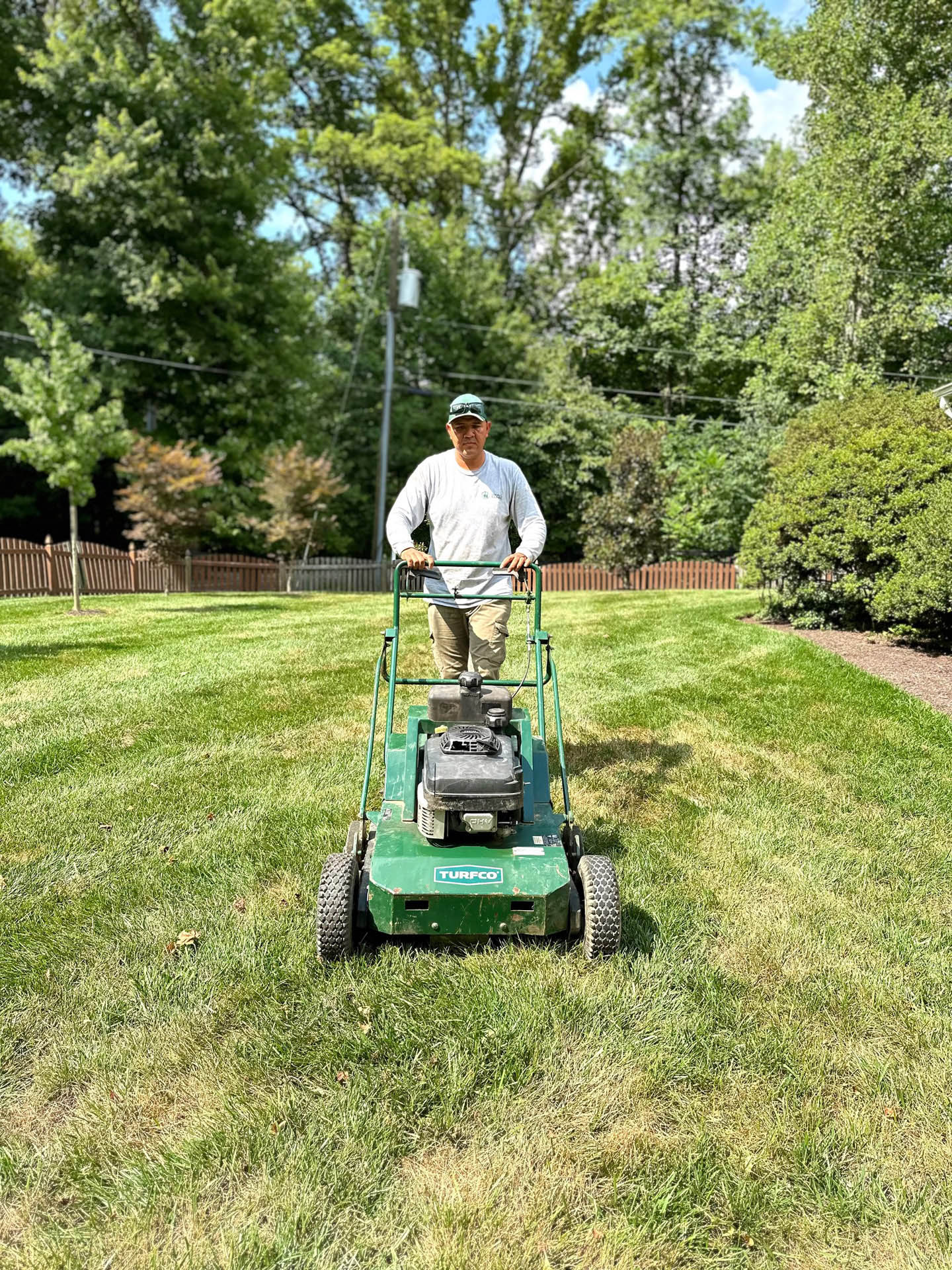 we provide a tried and tested lawn aeration service that produces top results